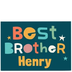 Card Factory Personalised Hello Munki Card - Best Brother