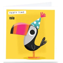 Kids Card Factory Personalised Hello Munki Card - Cute Toucan
