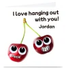 Card Factory Personalised Hello Munki Card - Hanging Out With You