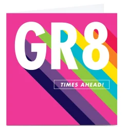 Outlet Personalised Hello Munki Card - GR8 Times Ahead Any Occasion|New Job