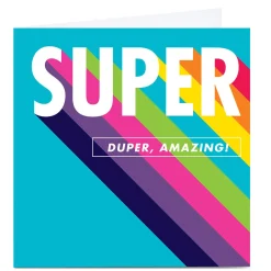 Card Factory Personalised Hello Munki Card - Super Duper