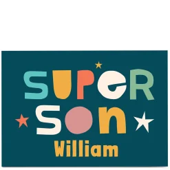 Card Factory Personalised Hello Munki Card - Super Son
