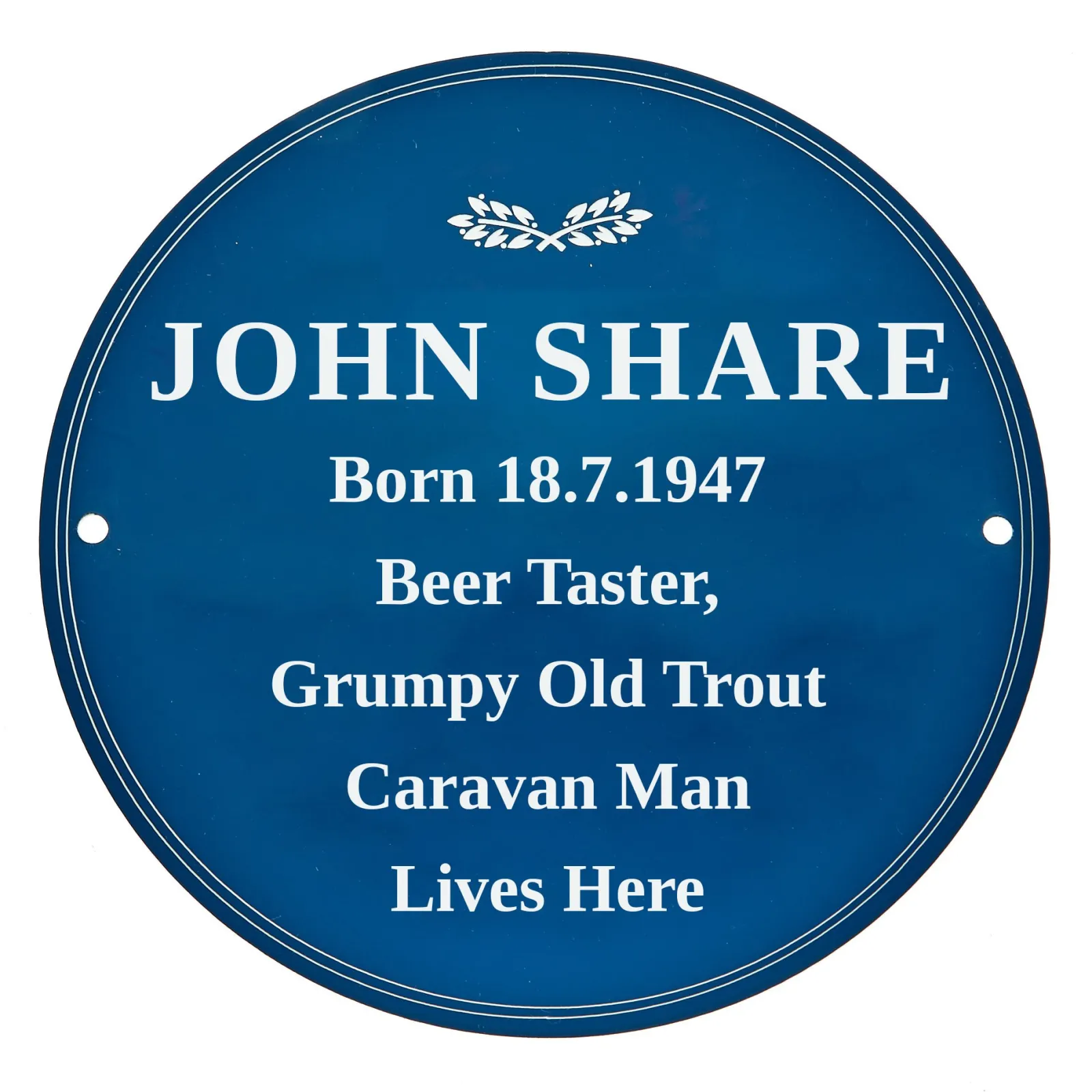Best Personalised Heritage Blue Plaque Personalised Canvas & Wall Art|Photo Prints & Wall Art
