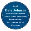 Card Factory Personalised Heritage Blue Plaque - Birthday