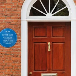 Card Factory Personalised Heritage Blue Plaque - Birthday