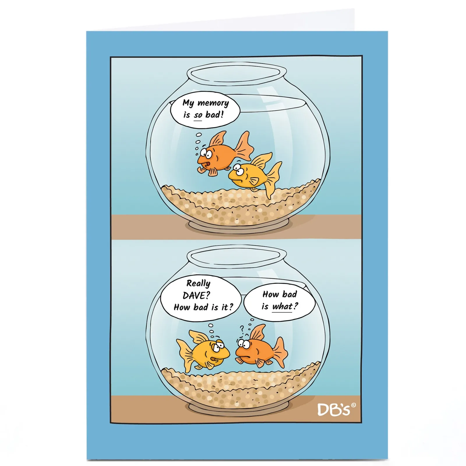 Outlet Personalised Heritage DB's Card - Memory Problems Any Occasion|Anniversary