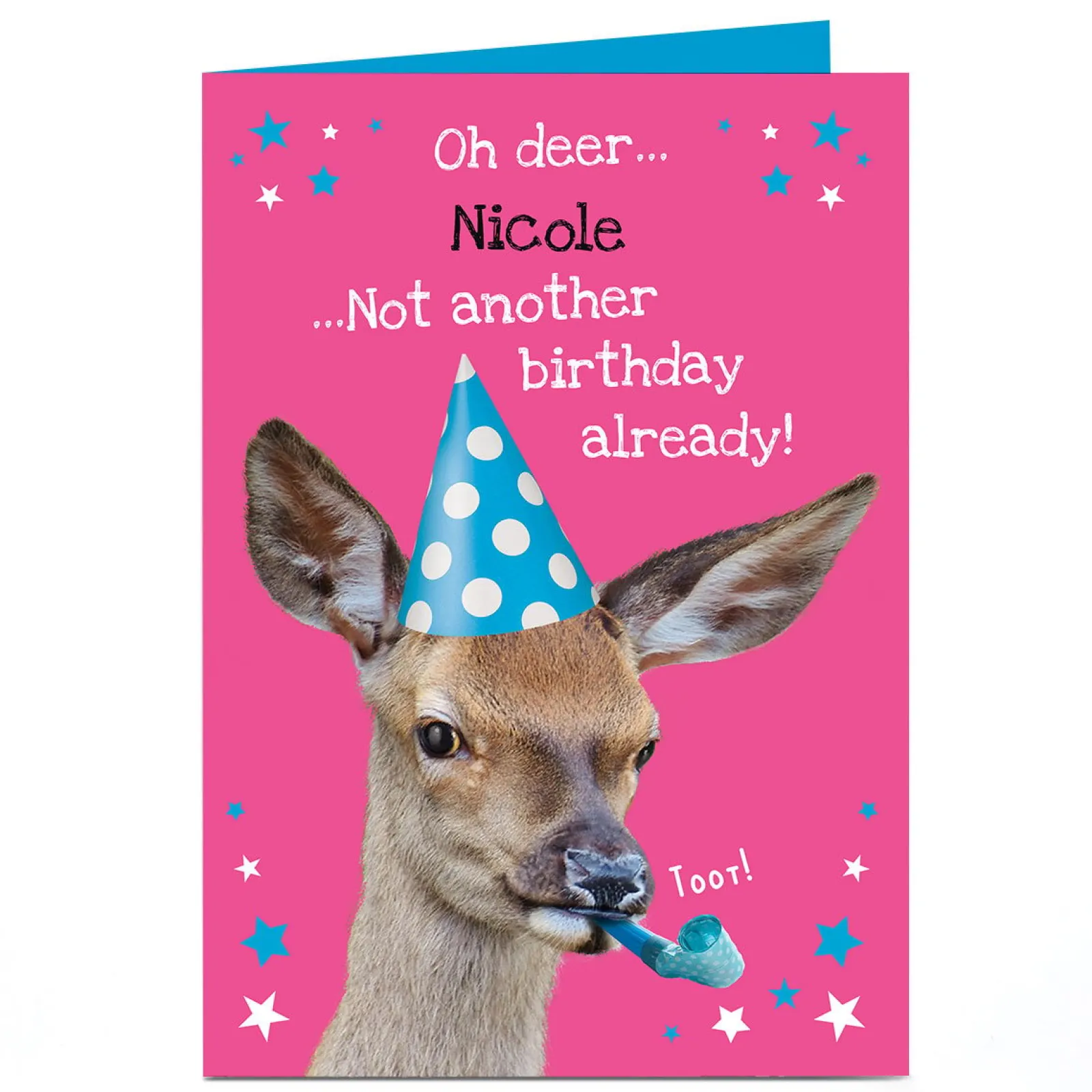Online Personalised Heritage Wild Birthday Card - Oh Deer... For Friend|Funny