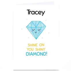 New Personalised Hew Ma Card - Diamond Congratulations