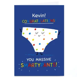 Sale Personalised Hew Ma Congratulations Card - Smarty Pants Graduation|Congratulations