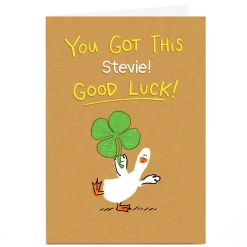 Discount Personalised Hew Ma Good Luck Card - You Got This Good Luck