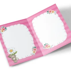 Card Factory Personalised Hugs Bear Card - For You, Giant Daisy