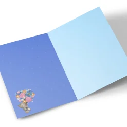 Card Factory Personalised Hugs Bear Card - Granny Can't Be With You