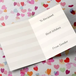 Card Factory Personalised Hugs Bear Get Well Soon Card