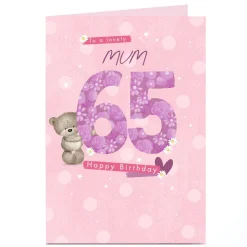 Sale Personalised Hugs Birthday Card - 65th Birthday To A Lovely... For Wife|For Sister