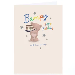 Card Factory Personalised Hugs Birthday Card - Happy Birthday Bampy
