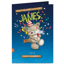 Outlet Personalised Hugs Congratulations Card - Lets Celebrate! Congratulations