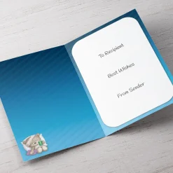 Clearance Personalised Hugs Get Well Soon Card - Feel Better Soon Get Well