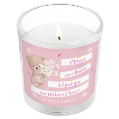 Card Factory Personalised Hugs Small Candle In A Jar