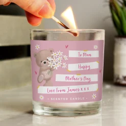 Card Factory Personalised Hugs Small Candle In A Jar