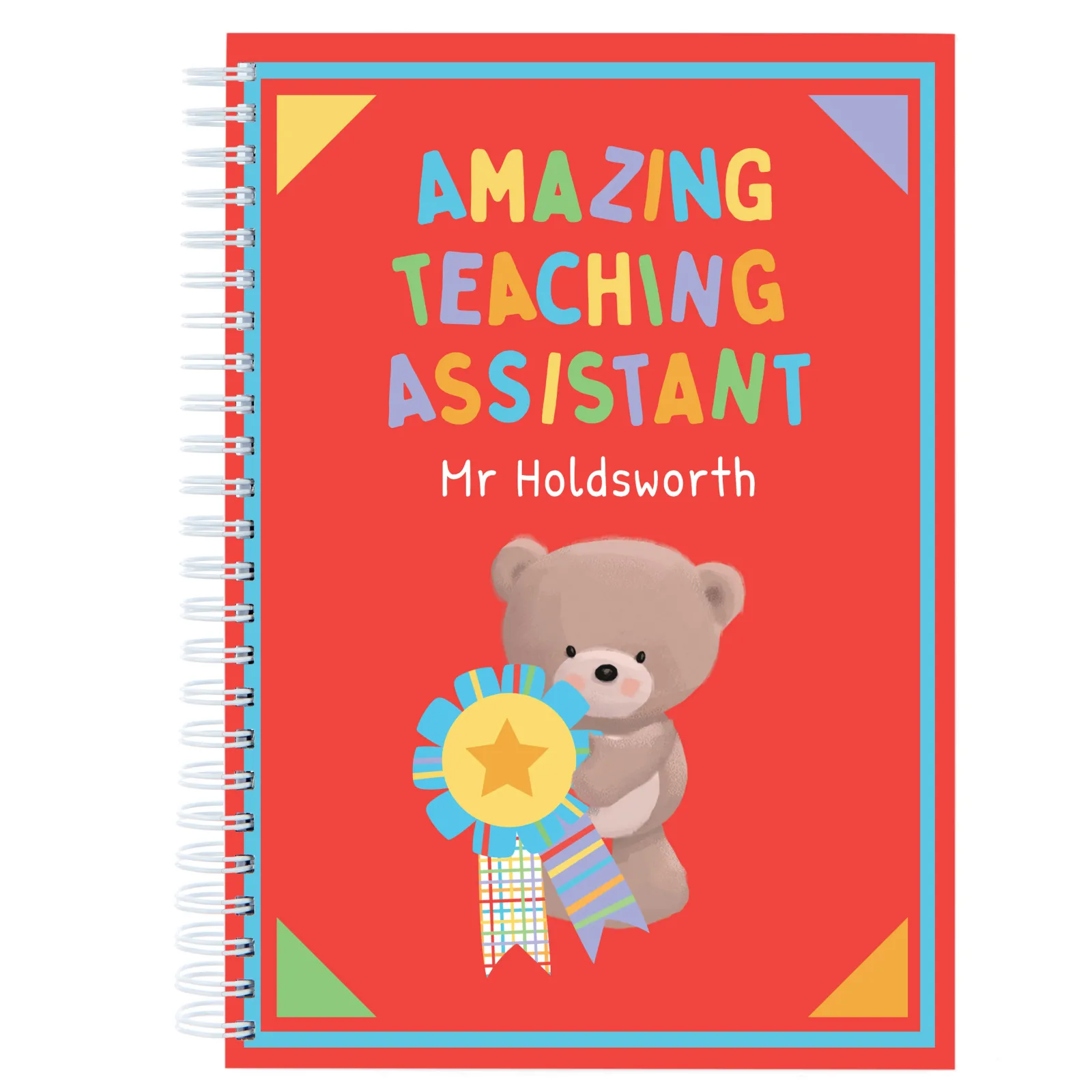 New Personalised Hugs Thank You Teacher Notebook - Amazing Teaching Assistant Personalised Notebooks And Stationery|Notebooks & Stationery