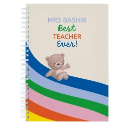 New Personalised Hugs Thank You Teacher Notebook - Best Teacher Ever Personalised Notebooks And Stationery|Notebooks & Stationery
