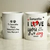 Best Personalised I Love You More Than The Dog Mug Personalised Mugs|Mugs