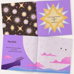 Card Factory Personalised I Love You To The Moon & Back Father's Day Book