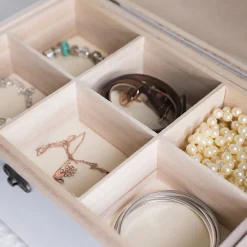 Card Factory Personalised Initials White Storage Box