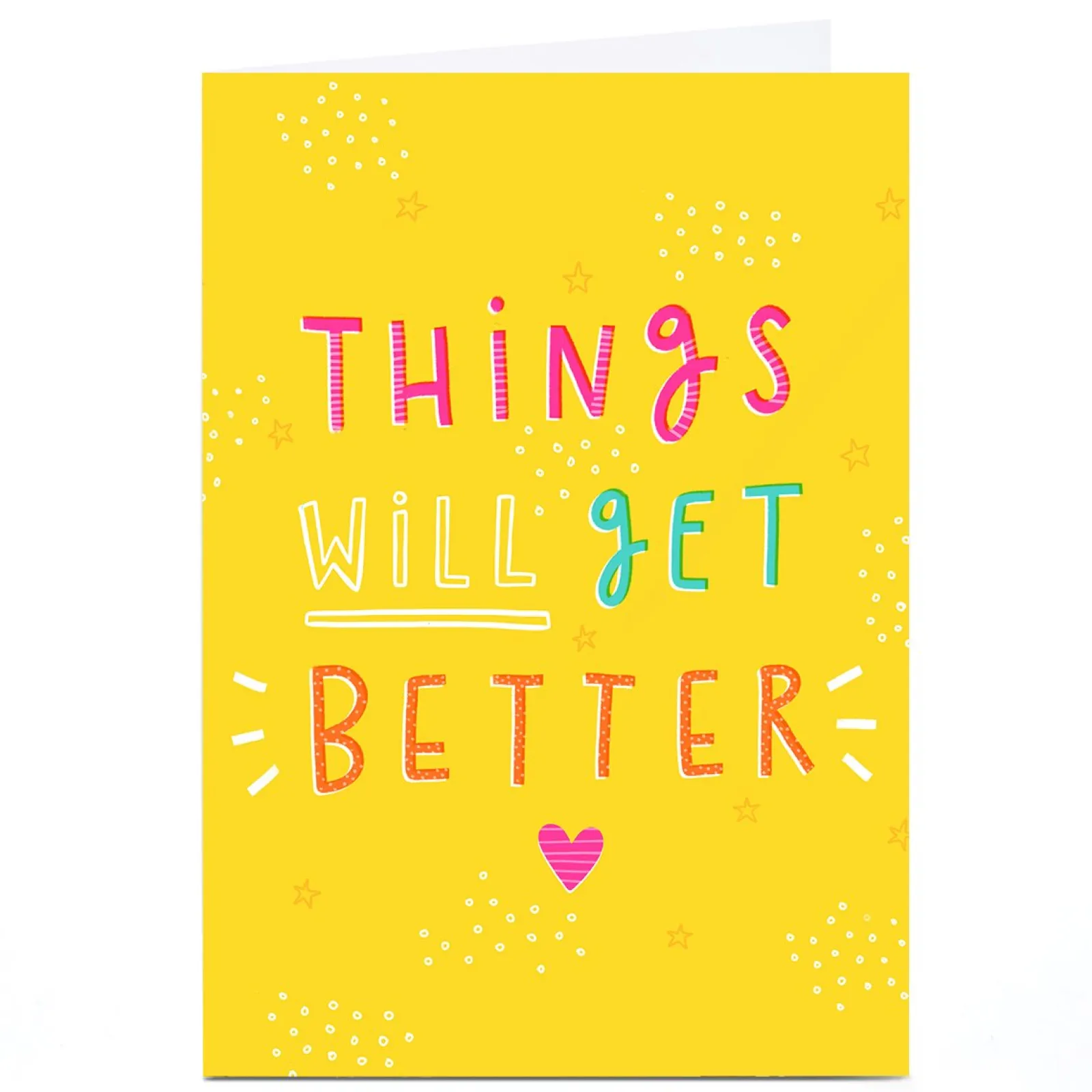 Card Factory Personalised Jess Moorhouse Card - Things Will Get Better