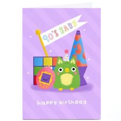 Card Factory Personalised Jess Moorhouse Birthday Card - 90s Baby