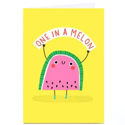 Card Factory Personalised Jess Moorhouse Card - One In A Melon