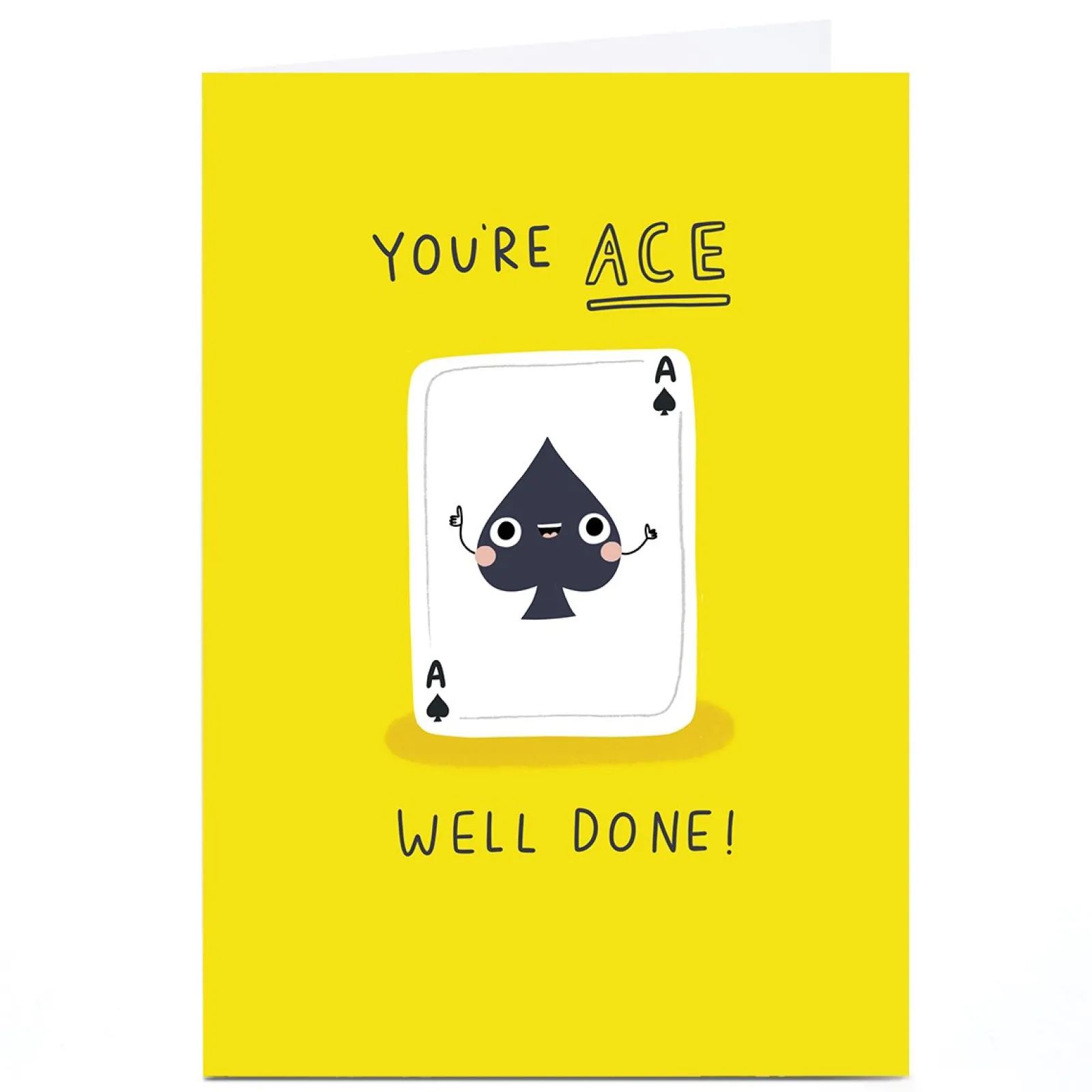 Hot Personalised Jess Moorhouse Card - You're Ace Well Done Funny|Congratulations