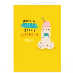 Card Factory Personalised Jess Moorhouse Card - Willy Great Birthday