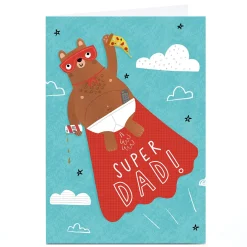 Outlet Personalised Jess Moorhouse Card - Superdad For Dad|Father's Day