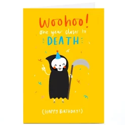 Card Factory Personalised Jess Moorhouse Birthday Card - One Year Closer