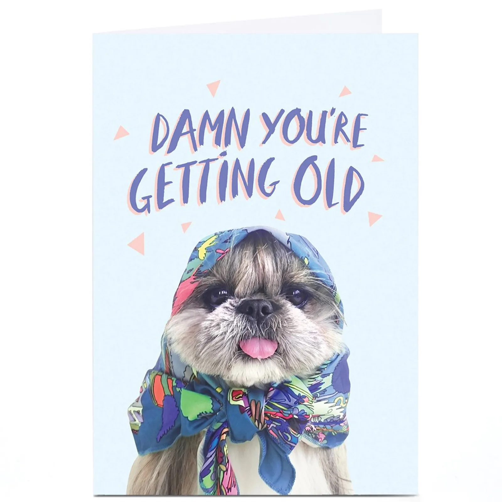 Card Factory Personalised Jolly Awesome Birthday Card - Damn You're Getting Old