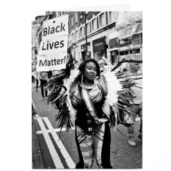 Outlet Personalised Jonathan Straight Card - Black Lives Matter Photographic Any Occasion|Just To Say