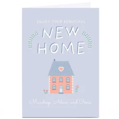 Hot Personalised Juniper & Rose Studio New Home Card - Enjoy New Home