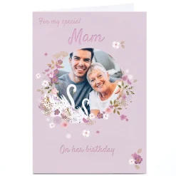 Card Factory Personalised Kerry Spurling Photo Card - Lovely Mam