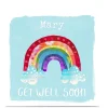 Card Factory Personalised Kerry Spurling Get Well Soon Card - Rainbow