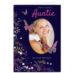 Card Factory Personalised Kerry Spurling Photo Card - Auntie Upload
