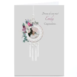Card Factory Personalised Kerry Spurling Congratulations Card - Dreamcatcher