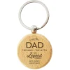 Card Factory Personalised Keyring - Dad The Legend