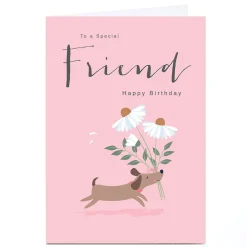Hot Personalised Klara Hawkins Card - Friend Dog For Friend|Female Friend