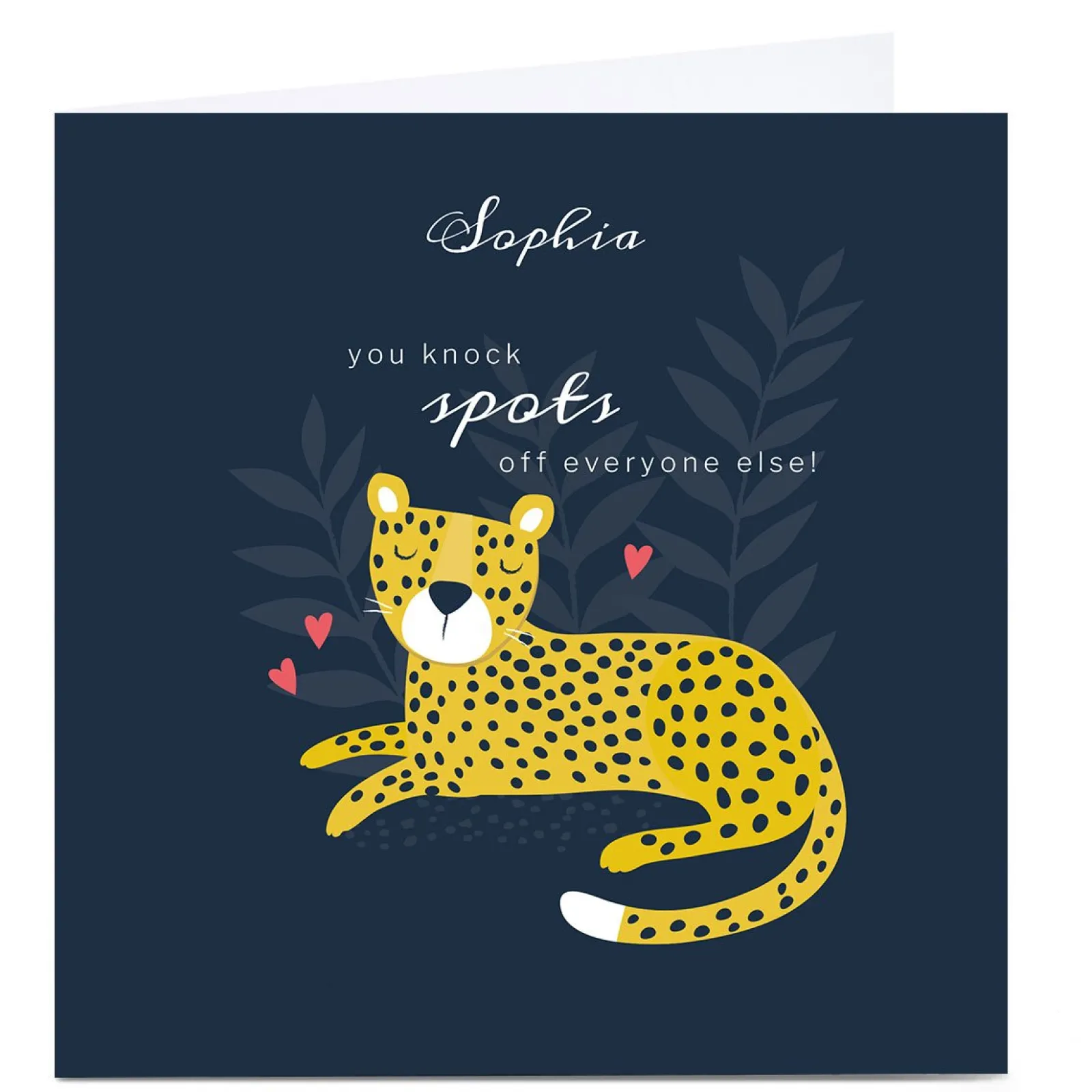 Outlet Personalised Klara Hawkins Card - Knock Spots Off Congratulations|Anniversary