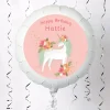 Kids Card Factory Personalised Large Helium Balloon - Floral Unicorn