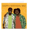 Card Factory Personalised Leanne Creative Card - Happy Birthday Bro