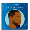 Clearance Personalised Leanne Creative Father's Day Card - Blue Side Profile Father's Day
