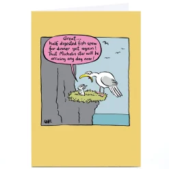 Discount Personalised Lee Fearnley Card - Gull Michelin Star Any Occasion|Just To Say