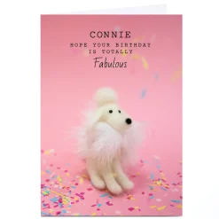 Card Factory Personalised Lemon and Sugar Birthday Card - Fabulous